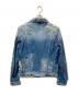DIESEL (ディーゼル) ダメージ加工 デニムジャケット インディゴ サイズ:S：10000円