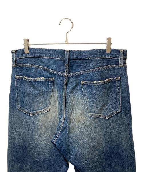JOHNBULL（ジョンブル）Johnbull (ジョンブル) ダメージ加工デニムパンツ インディゴ サイズ:LLの古着・服飾アイテム