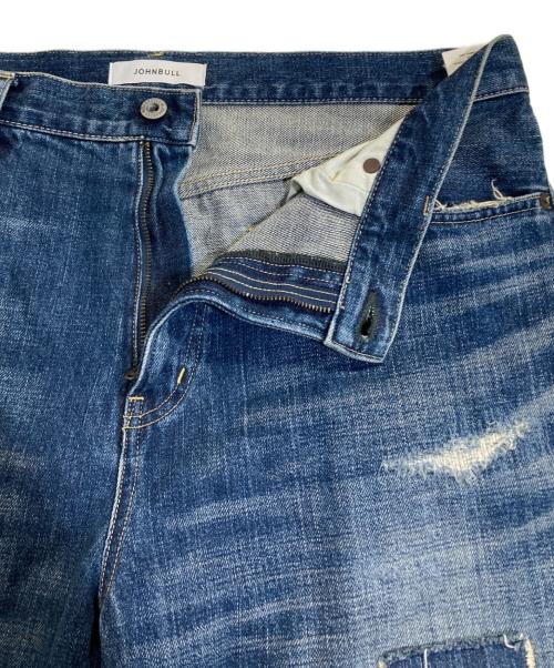 JOHNBULL（ジョンブル）Johnbull (ジョンブル) ダメージ加工デニムパンツ インディゴ サイズ:LLの古着・服飾アイテム