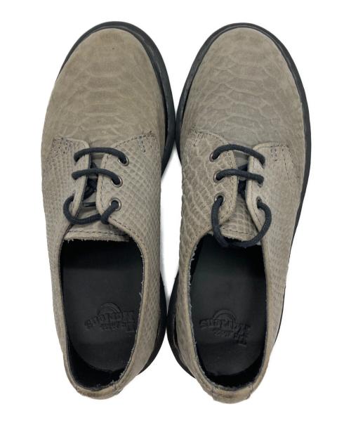 Dr.Martens（ドクターマーチン）Dr.Martens (ドクターマーチン) 1461 3ホールシューズ グレー サイズ:UK4の古着・服飾アイテム