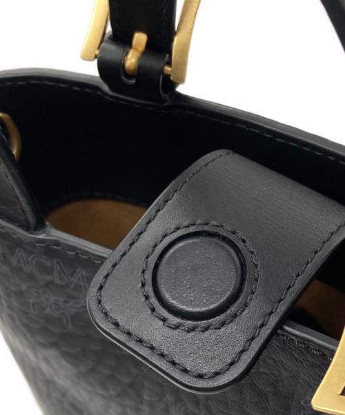 MCM（エムシーエム）MCM (エムシーエム) Aren バケット トートバッグ-ヴィセトス ブラックの古着・服飾アイテム