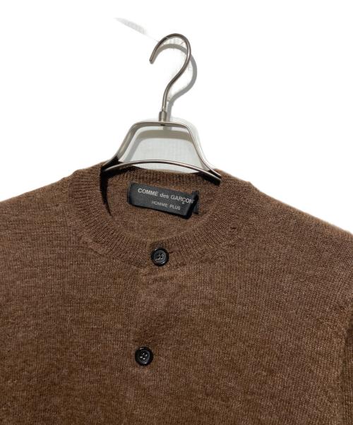 COMME des GARCONS HOMME PLUS（コムデギャルソンオムプリュス）COMME des GARCONS HOMME PLUS (コムデギャルソンオムプリュス) アルパカカーディガン ブラウン サイズ:　の古着・服飾アイテム