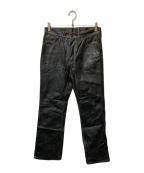 LEVI'Sリーバイス）の古着「517 コーティングブーツカットパンツ」｜ブラック