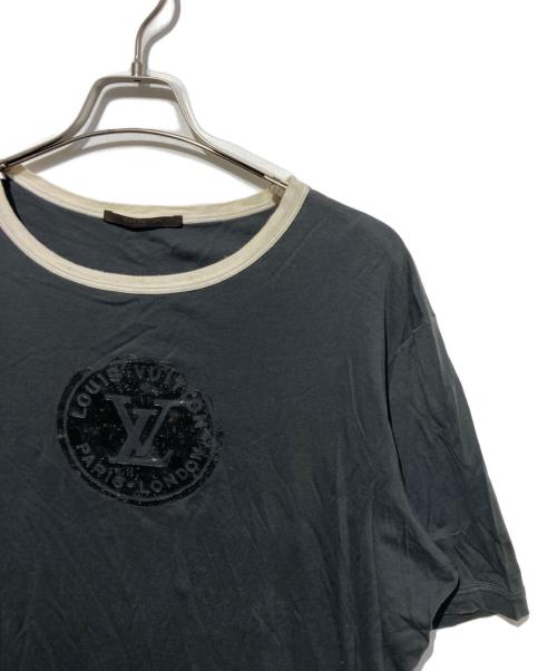 LOUIS VUITTON（ルイ ヴィトン）LOUIS VUITTON (ルイ ヴィトン) ロゴプリントTシャツ グレー サイズ:XXLの古着・服飾アイテム