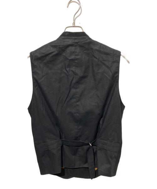 Cinquanta（チンクワンタ）Cinquanta (チンクワンタ) スウェードジレ ブラック サイズ:44の古着・服飾アイテム