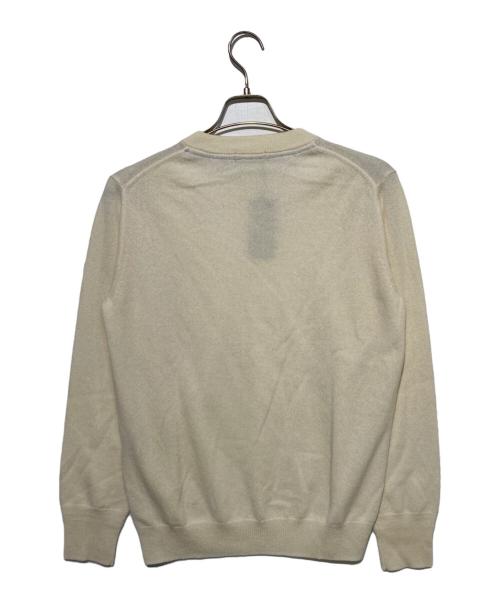 BLACK LABEL CRESTBRIDGE（ブラックレーベル クレストブリッジ）BLACK LABEL CRESTBRIDGE (ブラックレーベル クレストブリッジ) Vネックカシミヤニット アイボリー サイズ:M 未使用品の古着・服飾アイテム