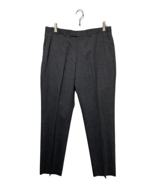 GUCCI（グッチ）GUCCI (グッチ) ストライプセットアップスーツ グレー サイズ:50の古着・服飾アイテム