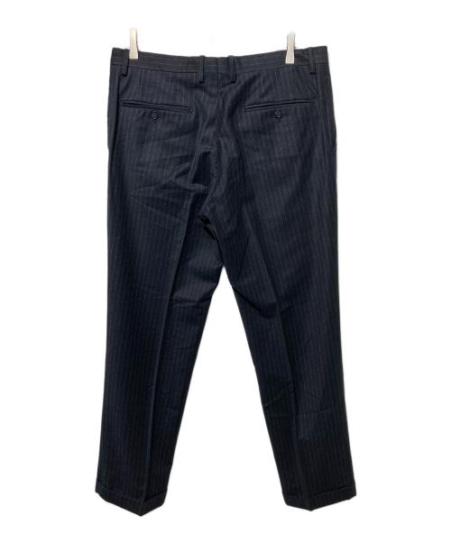 DOLCE & GABBANA（ドルチェ＆ガッバーナ）DOLCE & GABBANA (ドルチェ＆ガッバーナ) ストライプセットアップスーツ ブラック サイズ:50の古着・服飾アイテム