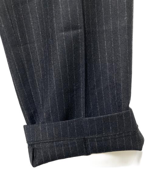 DOLCE & GABBANA（ドルチェ＆ガッバーナ）DOLCE & GABBANA (ドルチェ＆ガッバーナ) ストライプセットアップスーツ ブラック サイズ:50の古着・服飾アイテム