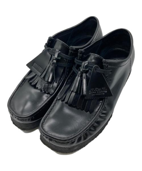 CLARKS（クラークス）CLARKS (クラークス) ワラビーシューズ ブラック サイズ:27cmの古着・服飾アイテム