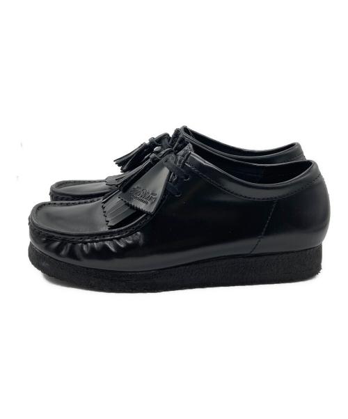 CLARKS（クラークス）CLARKS (クラークス) ワラビーシューズ ブラック サイズ:27cmの古着・服飾アイテム