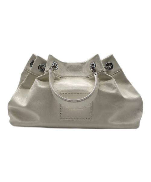 MARC JACOBS（マークジェイコブス）MARC JACOBS (マークジェイコブス) ザ レザー チェーン サック バッグ アイボリーの古着・服飾アイテム