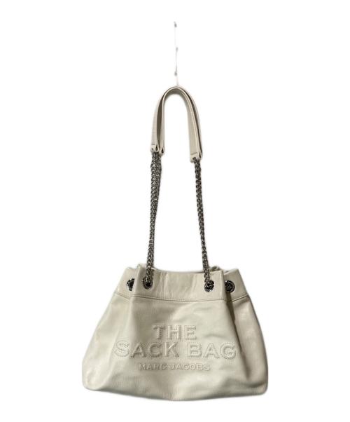 MARC JACOBS（マークジェイコブス）MARC JACOBS (マークジェイコブス) ザ レザー チェーン サック バッグ アイボリーの古着・服飾アイテム