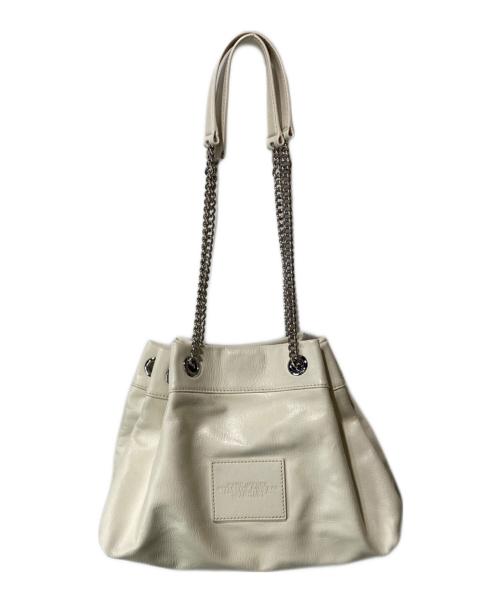 MARC JACOBS（マークジェイコブス）MARC JACOBS (マークジェイコブス) ザ レザー チェーン サック バッグ アイボリーの古着・服飾アイテム