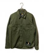 maison kitsune×Barbourメゾンキツネ×バブアー）の古着「BARBOUR X MK OVERSHIRT」｜カーキ