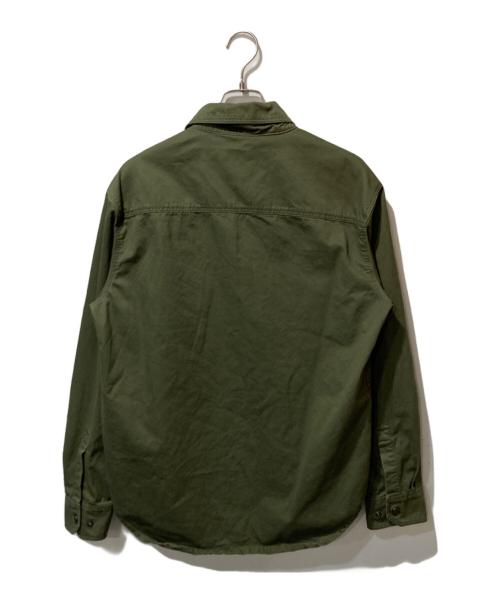 maison kitsune（メゾンキツネ）maison kitsune (メゾンキツネ) Barbour (バブアー) BARBOUR X MK OVERSHIRT カーキ サイズ:SIZE Mの古着・服飾アイテム