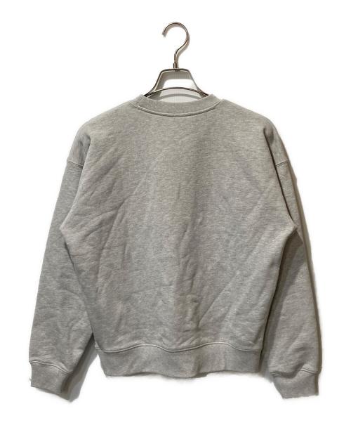 maison kitsune（メゾンキツネ）maison kitsune (メゾンキツネ) フォックスプリントクルーネックスウェット グレー サイズ:XS 未使用品の古着・服飾アイテム