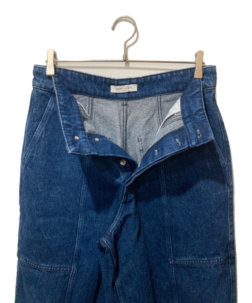maison kitsune（メゾンキツネ）maison kitsune (メゾンキツネ) DENIM WORKWEAR BERMUDA インディゴ サイズ:29 未使用品の古着・服飾アイテム