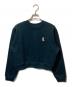 MAISON KITSUNE（メゾンキツネ）の古着「レディ フォックス クロップ スウェットシャツ」｜ネイビー
