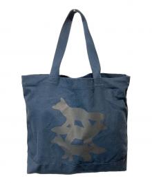 maison kitsune（メゾンキツネ）の古着「STUNT FOX TOTEスタント フォックス トート」｜ネイビー