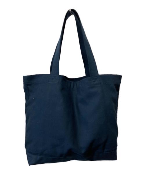 maison kitsune（メゾンキツネ）maison kitsune (メゾンキツネ) STUNT FOX TOTEスタント フォックス トート ネイビーの古着・服飾アイテム