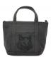 maison kitsune（メゾンキツネ）の古着「FOX HEAD MINI TOTE」｜カーキ