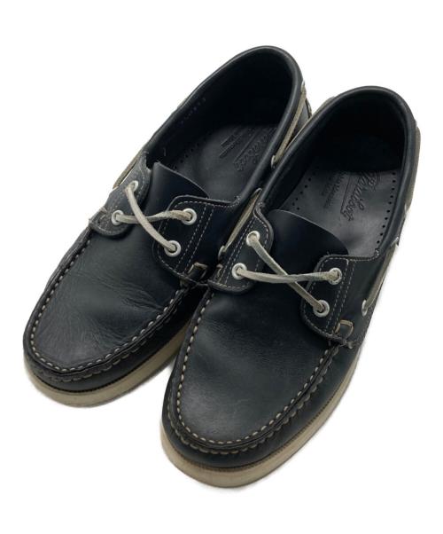 PARABOOT（パラブーツ）PARABOOT (パラブーツ) デッキシューズ ブラック サイズ:5 1/2の古着・服飾アイテム