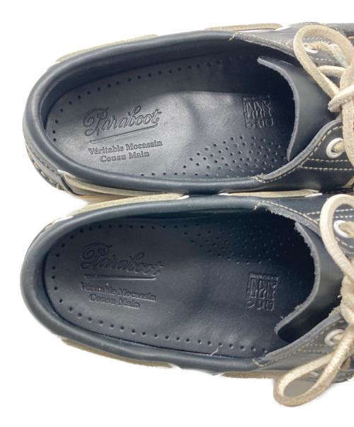 PARABOOT（パラブーツ）PARABOOT (パラブーツ) デッキシューズ ブラック サイズ:5 1/2の古着・服飾アイテム