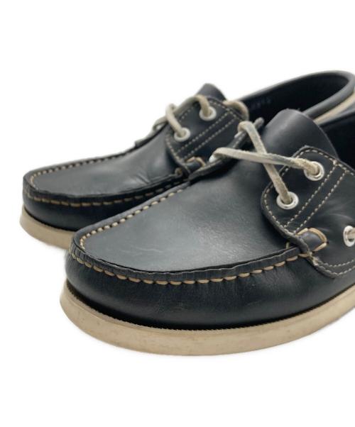 PARABOOT（パラブーツ）PARABOOT (パラブーツ) デッキシューズ ブラック サイズ:5 1/2の古着・服飾アイテム