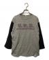 WAREHOUSE（ウエアハウス）の古着「7分袖ベースボールTシャツ」｜グレー×ブラック