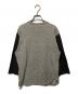 WAREHOUSE (ウエアハウス) 7分袖ベースボールTシャツ グレー×ブラック サイズ:Ｌ：4000円