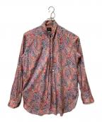 Needlesニードルズ）の古着「ASCOT COLLAR EDW GATHER SHIRTアスコット カラー イーディーダブリュー ギャザー シャツ」｜マルチカラー