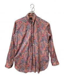Needles（ニードルズ）の古着「ASCOT COLLAR EDW GATHER SHIRTアスコット カラー イーディーダブリュー ギャザー シャツ」｜マルチカラー