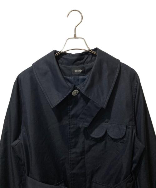 soduk（スドーク）soduk (スドーク) many pockets trench coat ネイビー サイズ:記載なしの古着・服飾アイテム