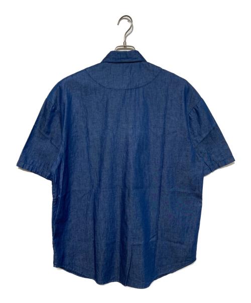SUNNEI（スンネイ）sunnei (スンネイ) 半袖デニムシャツ インディゴ サイズ:sの古着・服飾アイテム