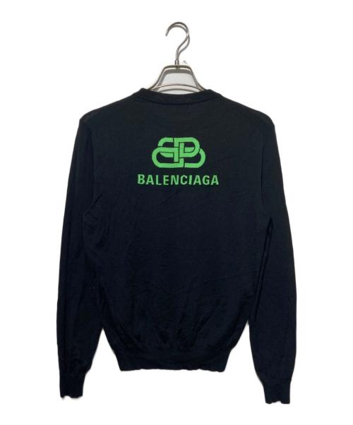 BALENCIAGA（バレンシアガ）BALENCIAGA (バレンシアガ) BBロゴセーター ブラック サイズ:Sの古着・服飾アイテム