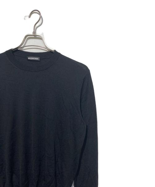 BALENCIAGA（バレンシアガ）BALENCIAGA (バレンシアガ) BBロゴセーター ブラック サイズ:Sの古着・服飾アイテム