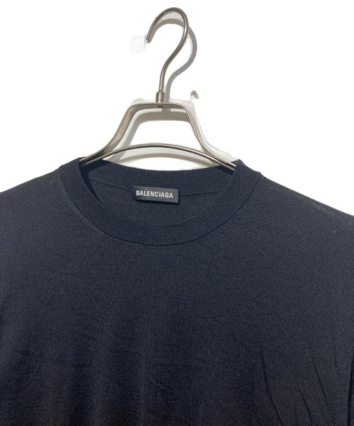 BALENCIAGA（バレンシアガ）BALENCIAGA (バレンシアガ) BBロゴセーター ブラック サイズ:Sの古着・服飾アイテム