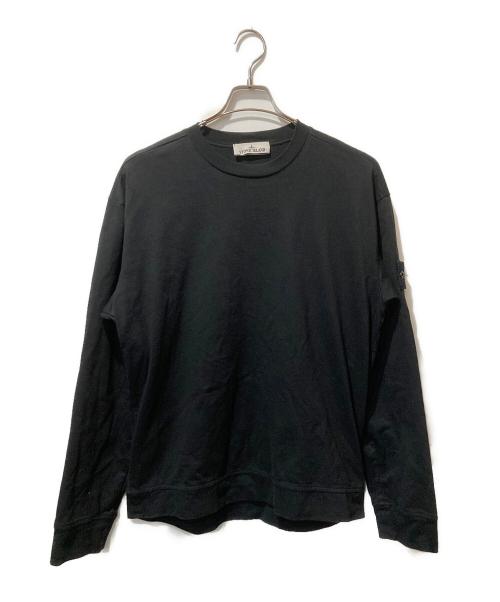 STONE ISLAND（ストーンアイランド）STONE ISLAND (ストーンアイランド) ロングスリーブカットソー ブラック サイズ:SIZE Mの古着・服飾アイテム