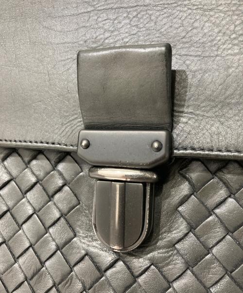 BOTTEGA VENETA（ボッテガベネタ）BOTTEGA VENETA (ボッテガベネタ) イントレチャート ビジネスバッグ グレーの古着・服飾アイテム