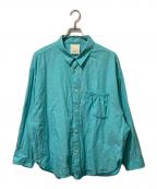 refomedリフォメッド）の古着「WRIST PATCH WIDE SHIRT」｜グリーン