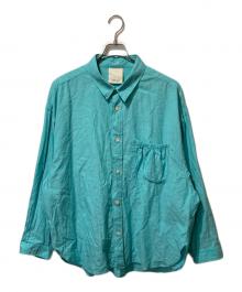 refomed（リフォメッド）の古着「WRIST PATCH WIDE SHIRT」｜グリーン