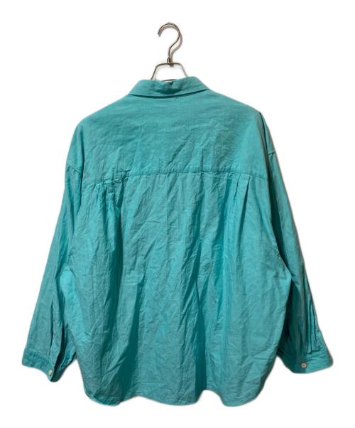refomed（リフォメッド）refomed (リフォメッド) WRIST PATCH WIDE SHIRT グリーン サイズ:2の古着・服飾アイテム