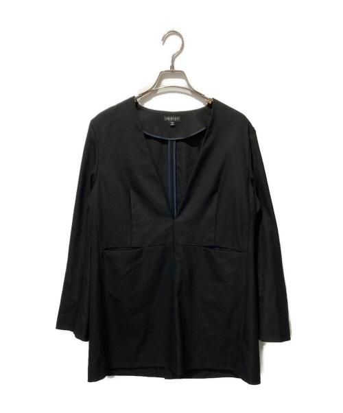 INDIVI（インディヴィ）INDIVI (インディヴィ) スーツライクプルオーバー ブラック サイズ:38の古着・服飾アイテム
