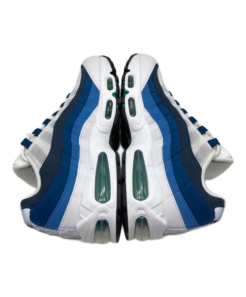 NIKE（ナイキ）NIKE (ナイキ) AIR MAX 95 BIG BUBBLE ホワイト×ネイビー サイズ:26.5の古着・服飾アイテム