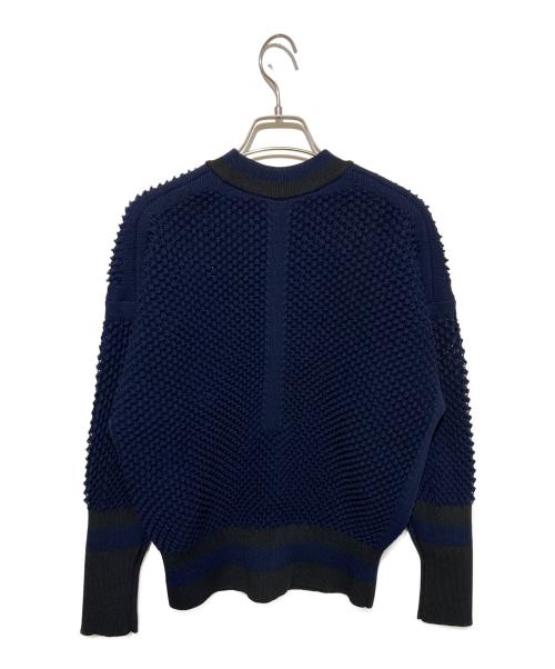 CFCL（シーエフシーエル）CFCL (シーエフシーエル) LATTICE PULLOVER ネイビー サイズ:1の古着・服飾アイテム