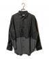 STUDIOUS（ステュディオス）の古着「別注 SWITCHING L/S SHIRT」｜ブラック