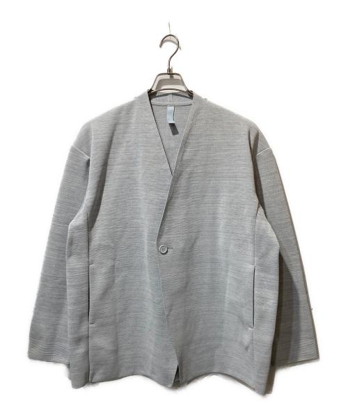 CFCL（シーエフシーエル）CFCL (シーエフシーエル) MILAN COLLARLESS DOUBLEBREASTED BOXY JACKET グレー サイズ:5の古着・服飾アイテム