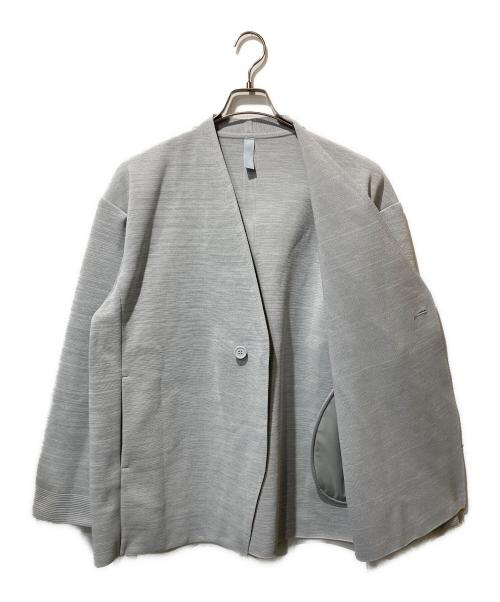 CFCL（シーエフシーエル）CFCL (シーエフシーエル) MILAN COLLARLESS DOUBLEBREASTED BOXY JACKET グレー サイズ:5の古着・服飾アイテム