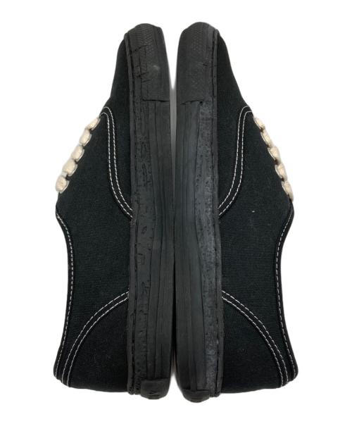 MIHARA YASUHIRO（ミハラヤスヒロ）MIHARA YASUHIRO (ミハラヤスヒロ) PAST SOLE CANVAS LOW ブラック サイズ:44の古着・服飾アイテム